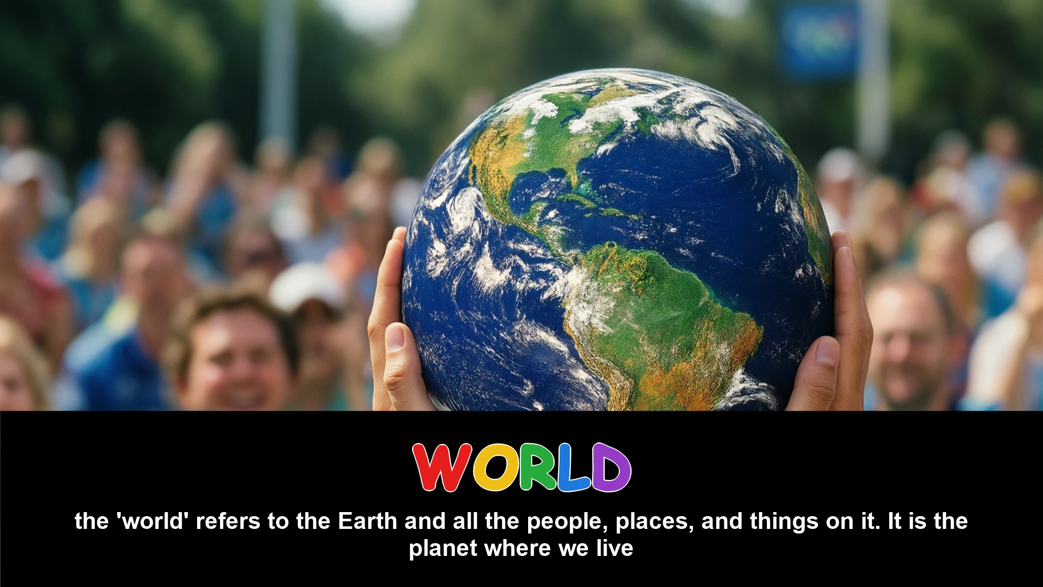 English Illustration for world